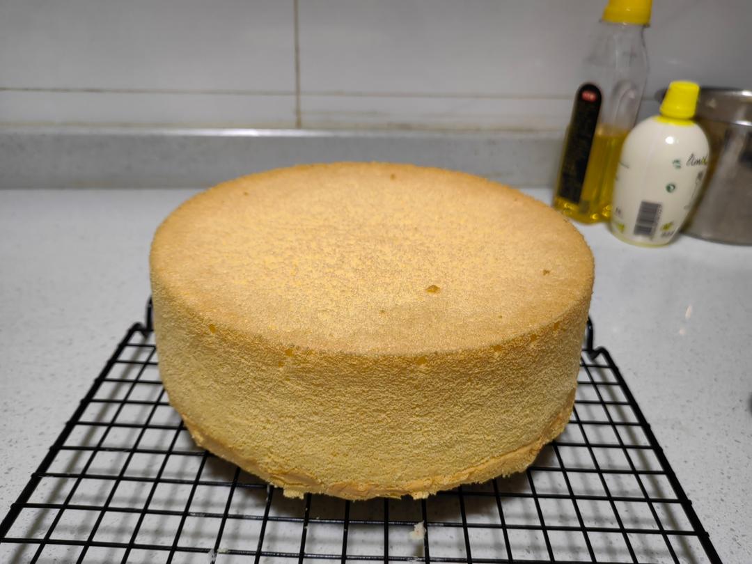 0失败 6寸原味戚风蛋糕