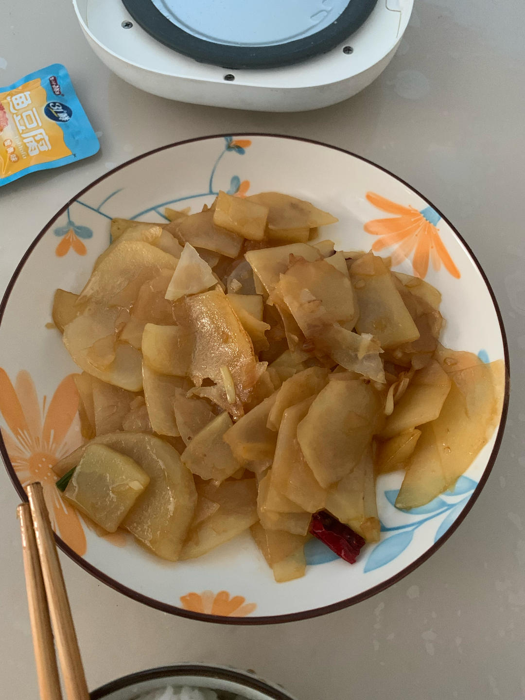 家常炒土豆片