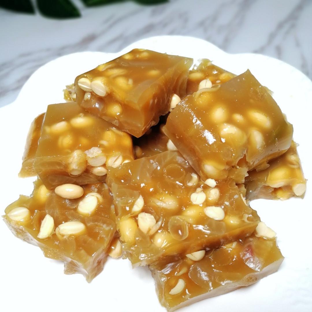 美时美景做的黄豆肉皮冻