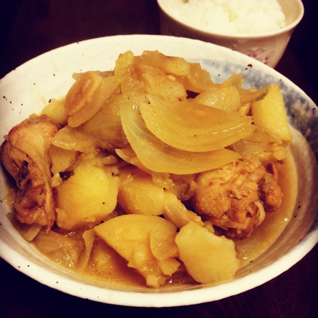 懒人版土豆炖鸡腿