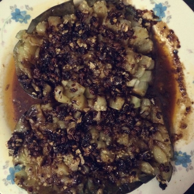 微波炉做出街头烧烤风的茄子