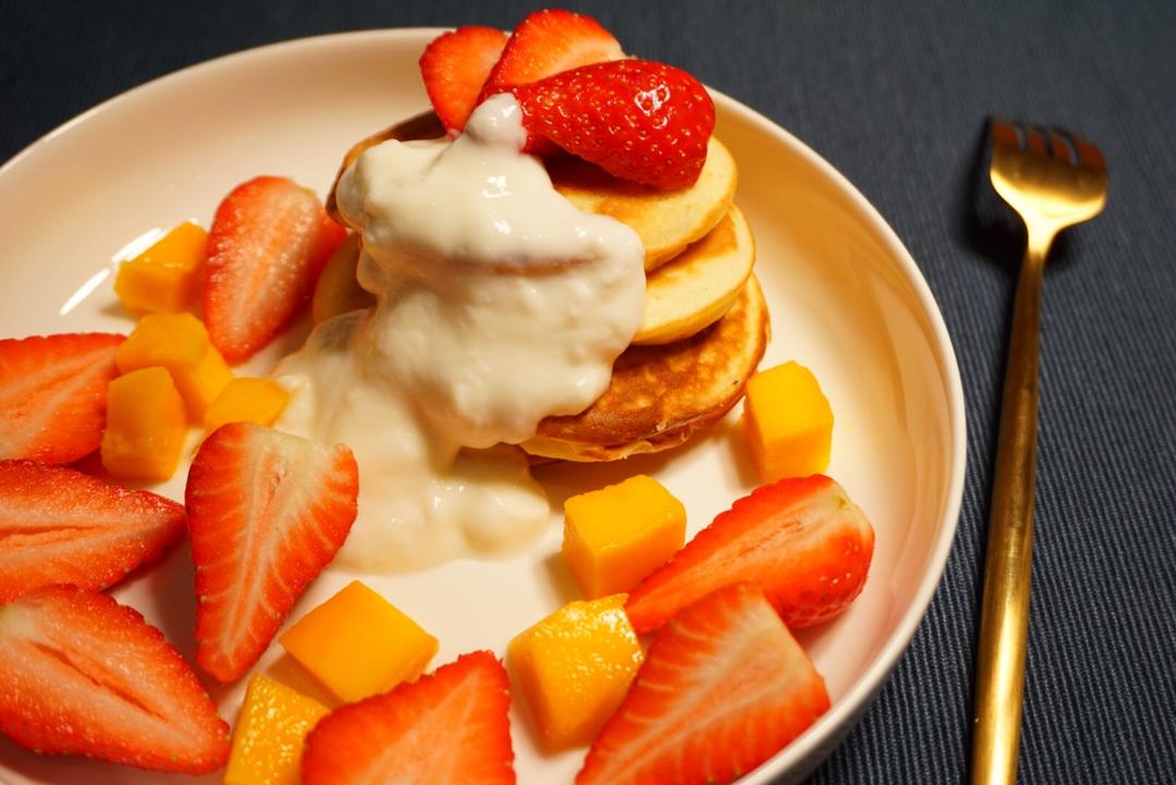 原味松饼Pancake。