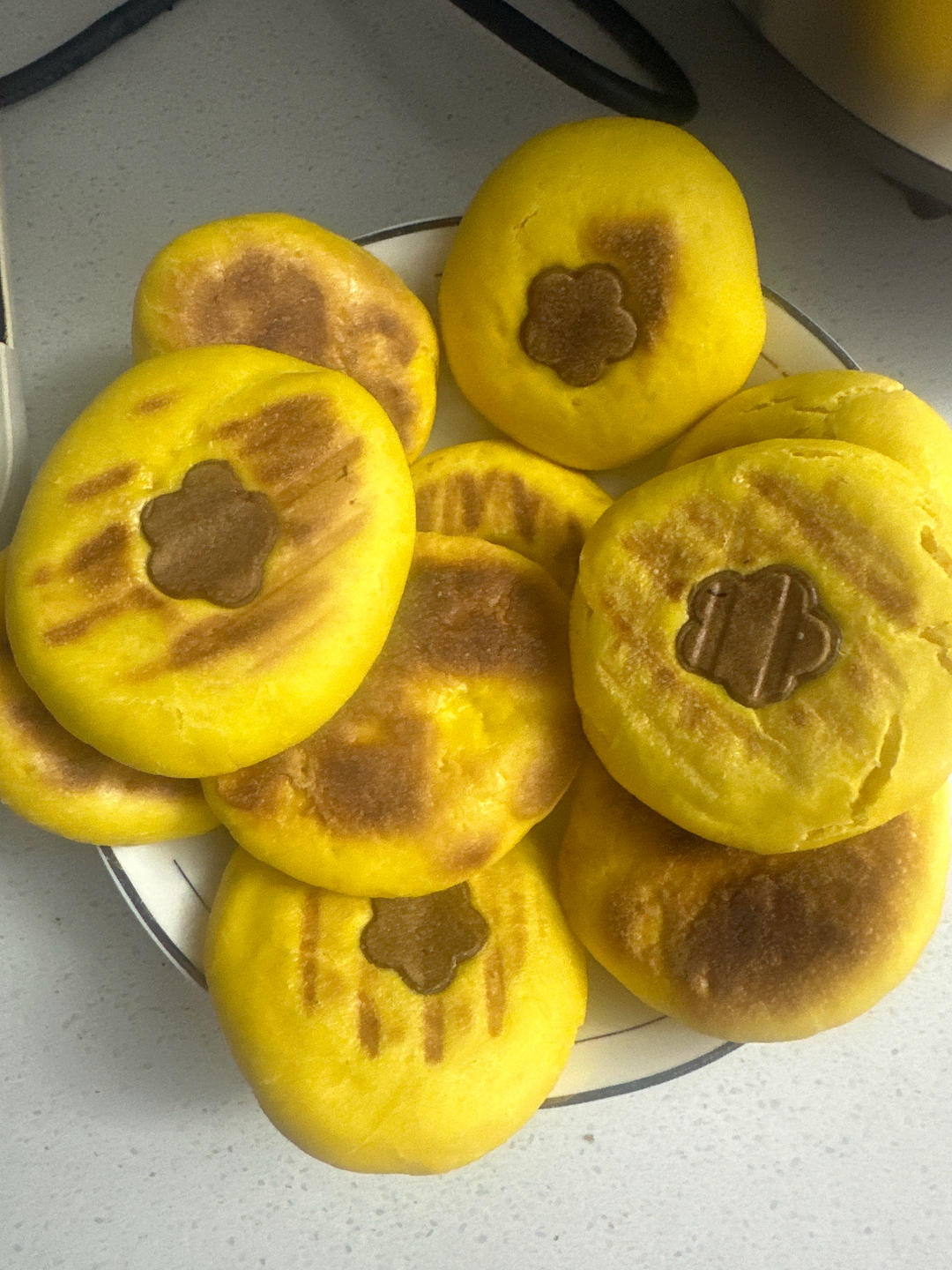 堂妈小厨——发面南瓜饼