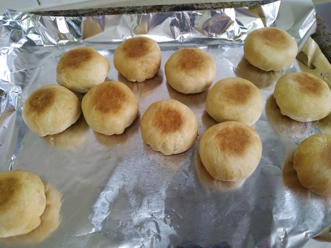 软皮绿豆饼～没有烤箱也能做