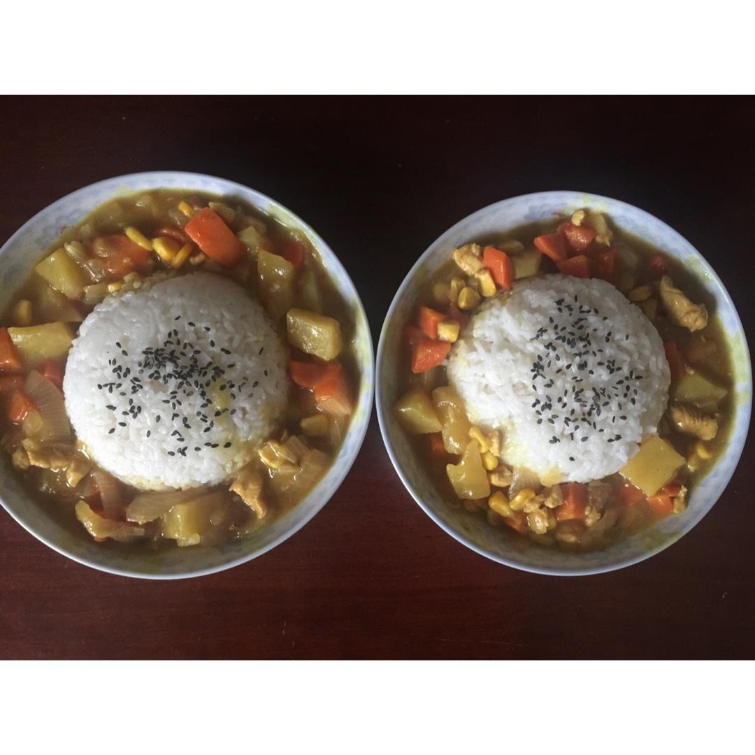 咖喱鸡肉饭
