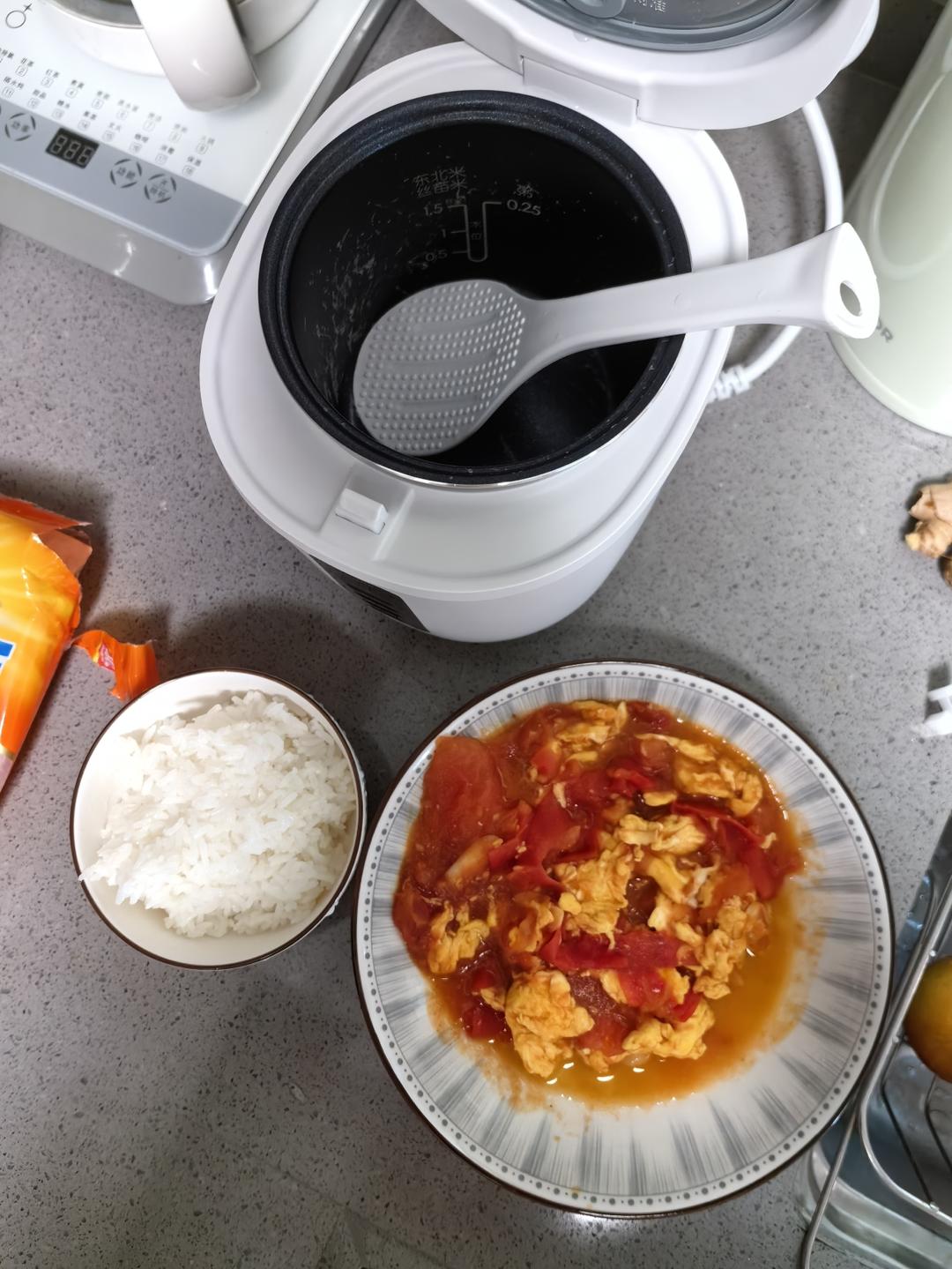 番茄炒鸡蛋（超浓的番茄味）