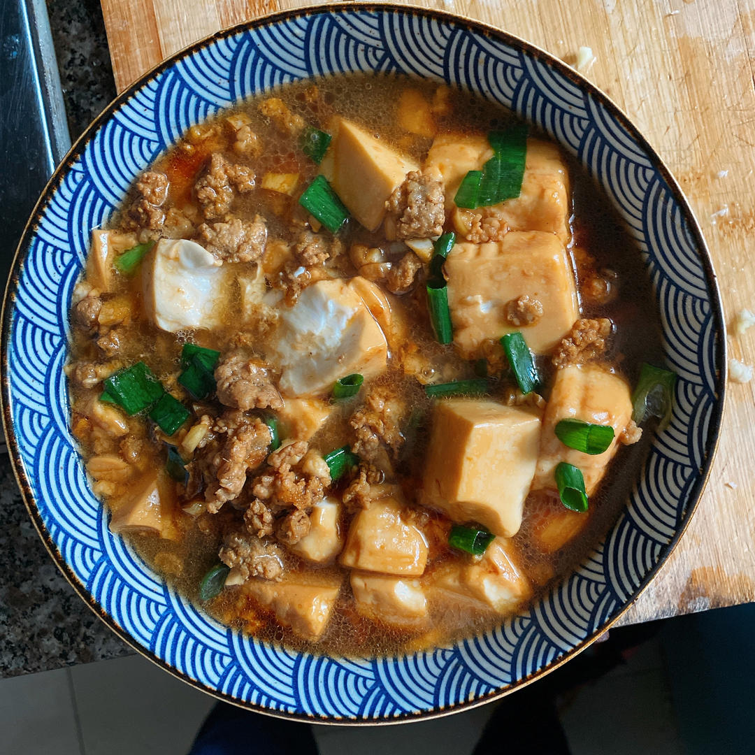 拌饭巨香的肉末豆腐！