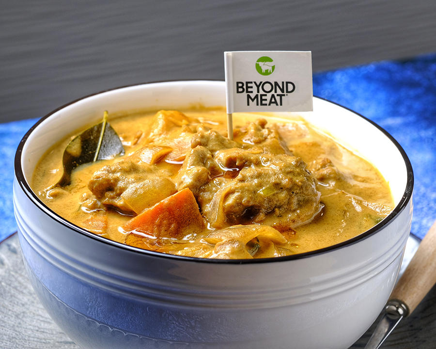 椰香咖喱烩未来牛肉的做法