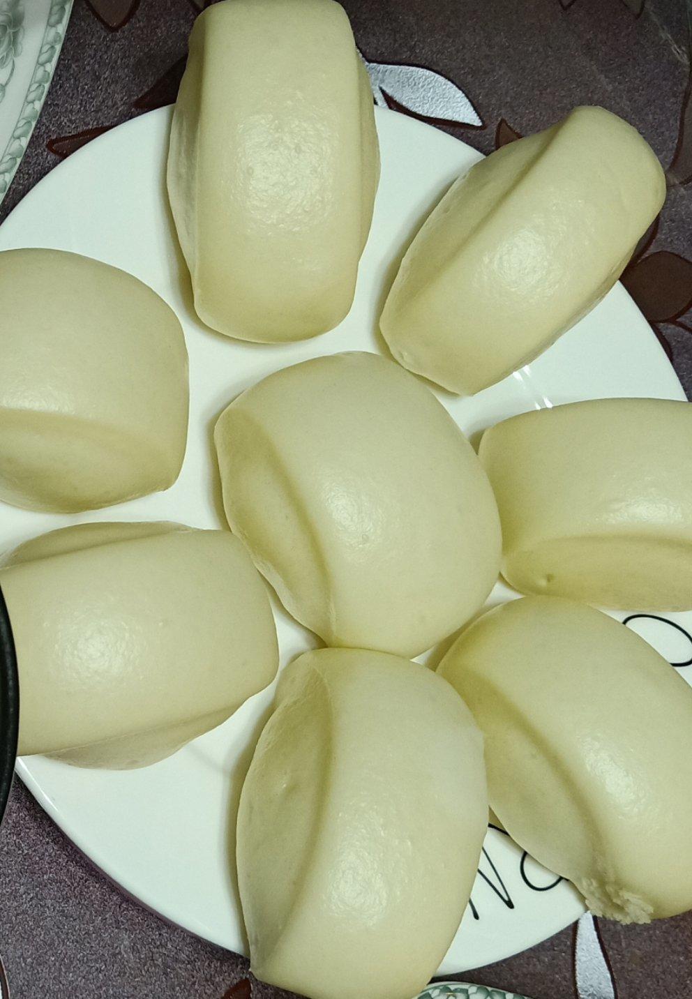 奶香馒头（白面馒头直接法 一次发酵）