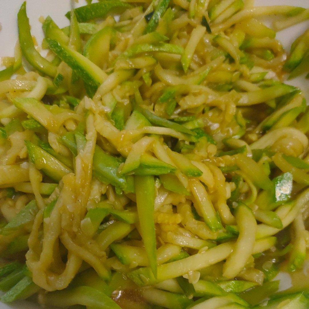 微波炉无油西葫芦