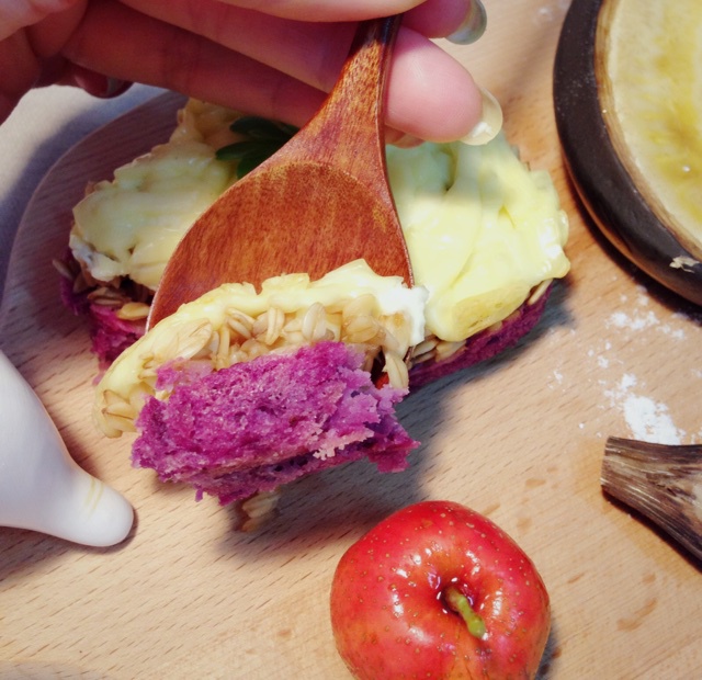 芝士麦香焗紫薯