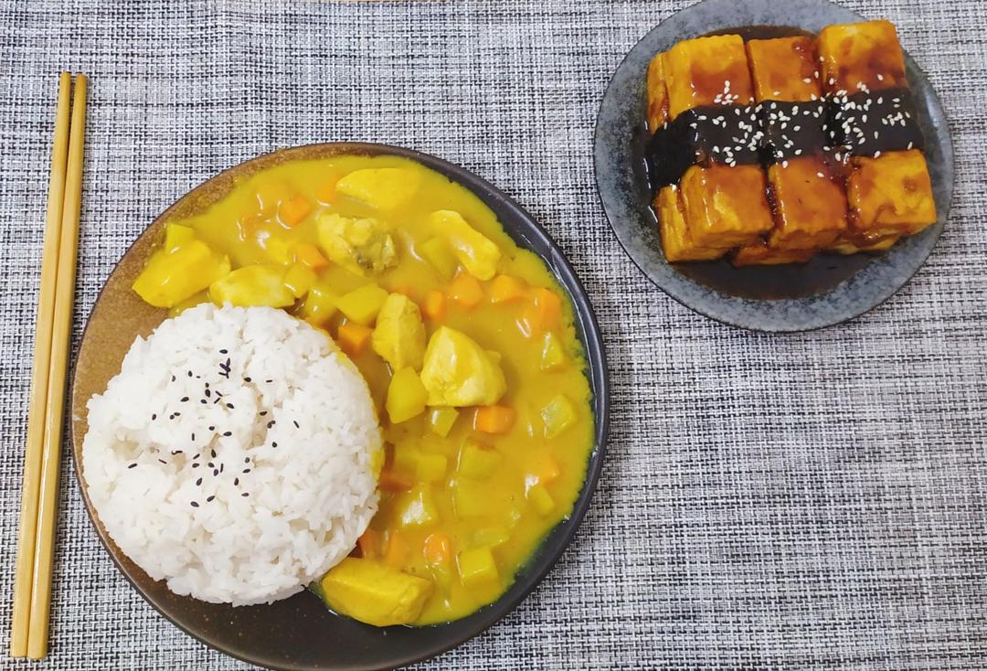 日式照烧海苔豆腐