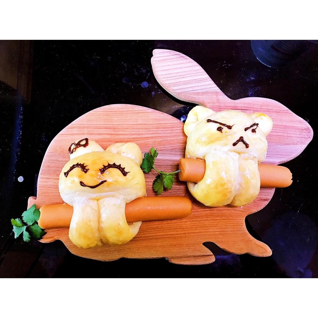 小兔子热狗包