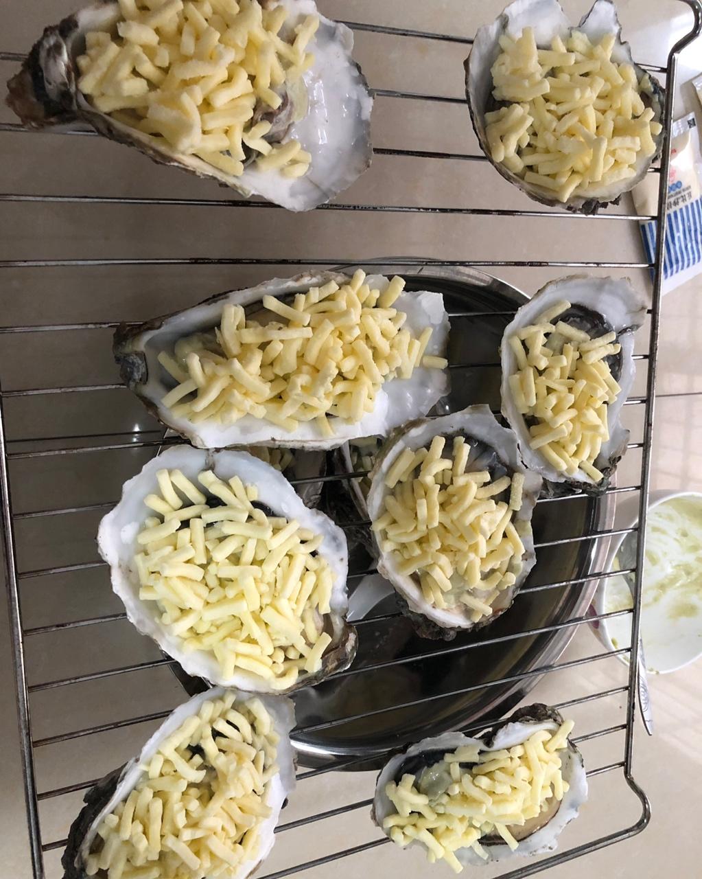 芝士烤生蚝🧀-烤箱版