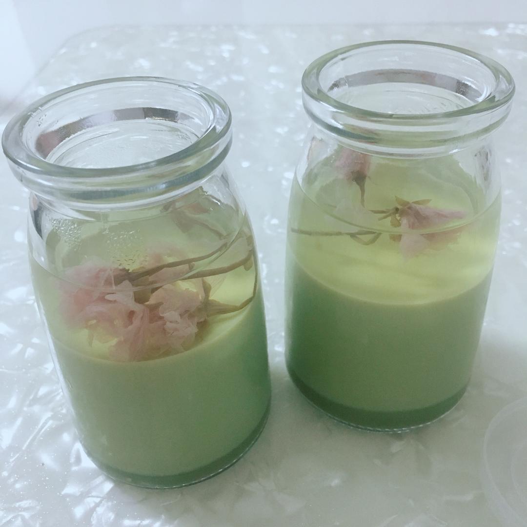 樱花抹茶布丁（含樱花镜面配方）