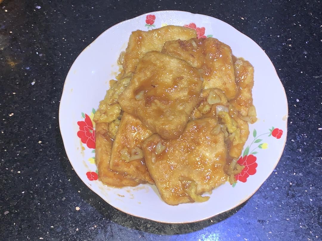 无敌好吃的香煎豆腐