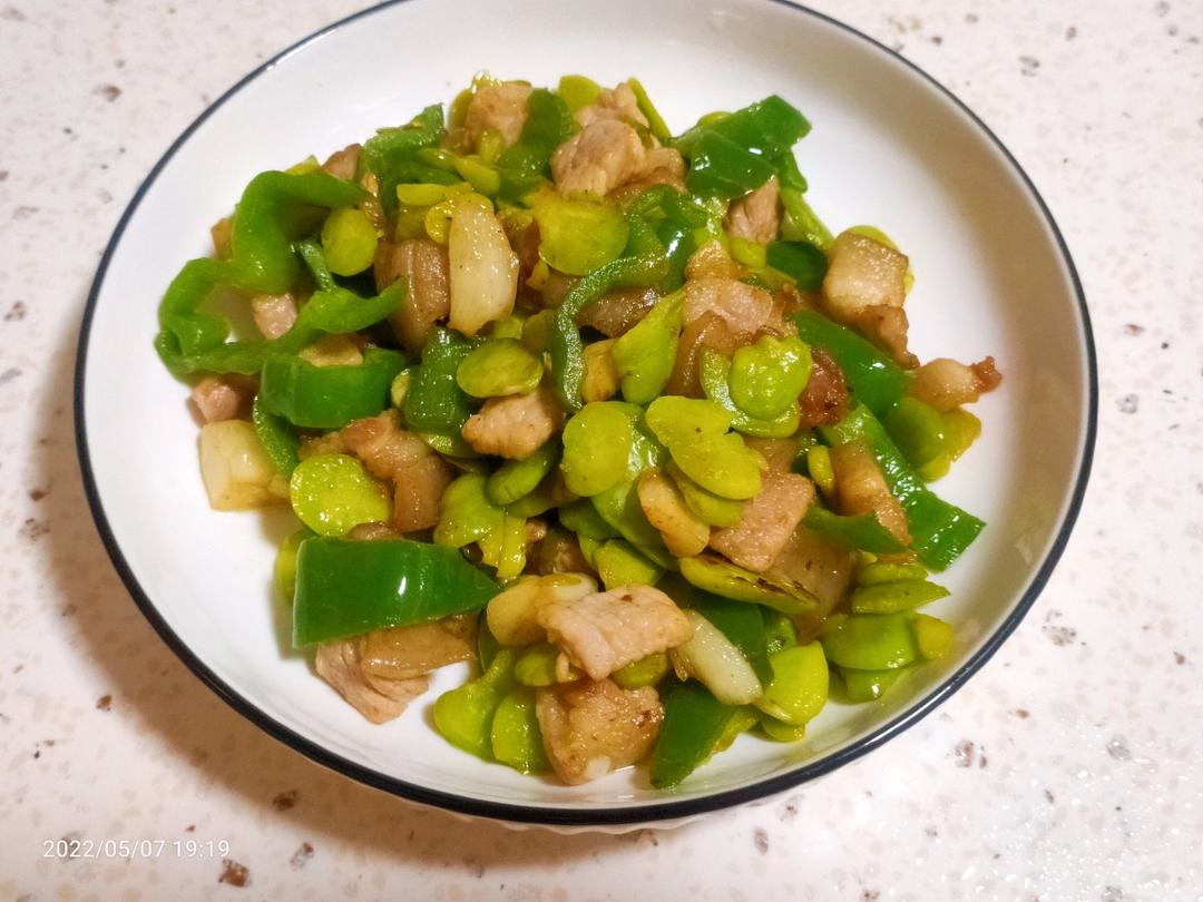 蚕豆炒肉