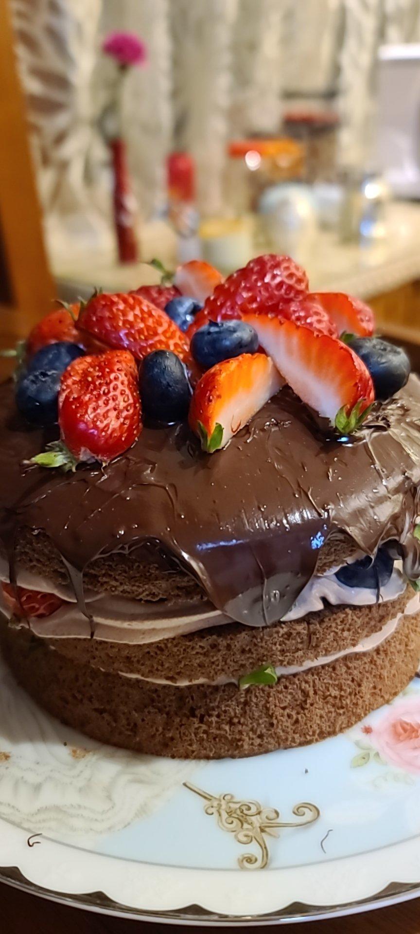 裸蛋糕の巧克力🍫可可戚风