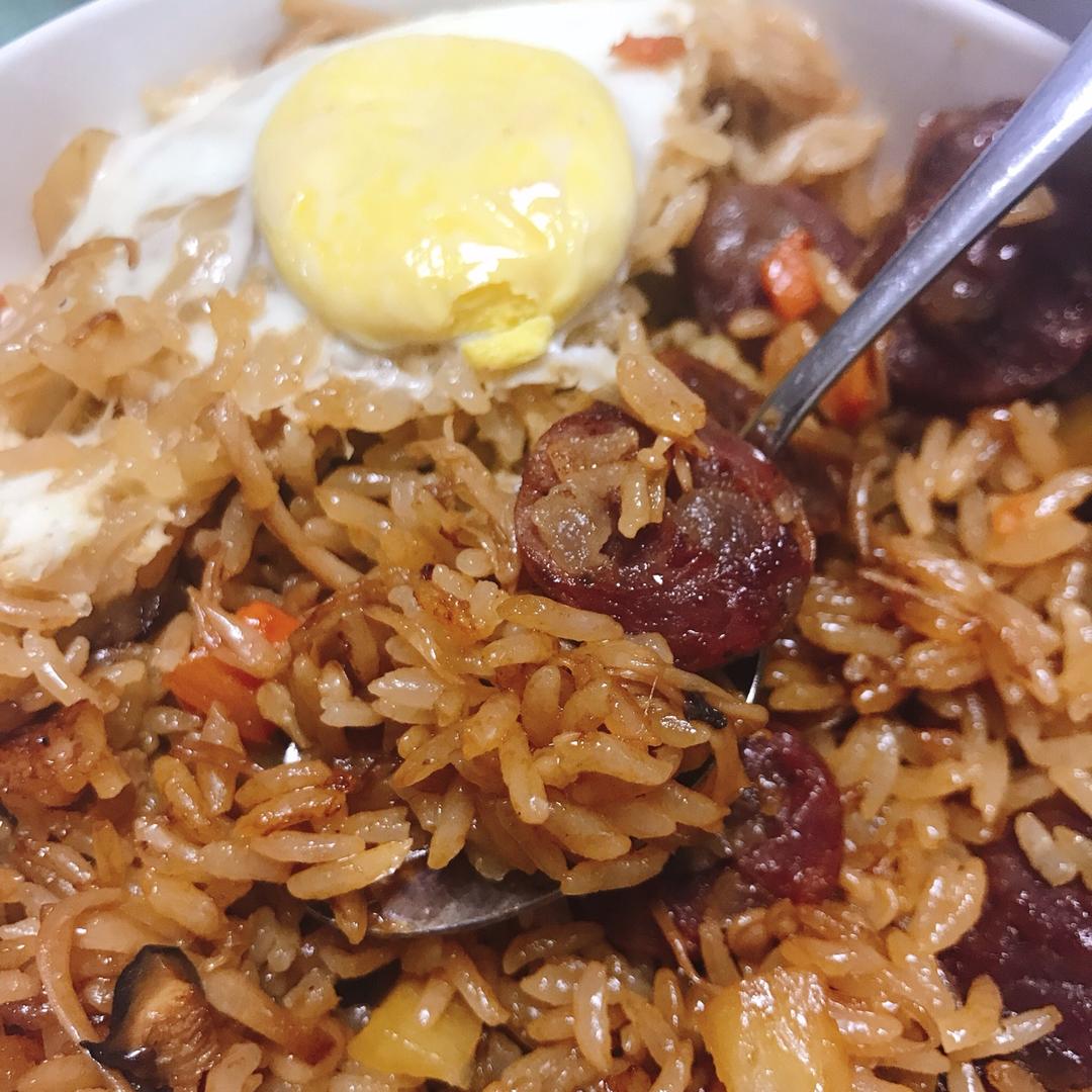 懒人煲仔饭（电饭锅）
