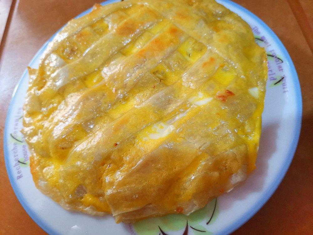 极简手抓饼版苹果派