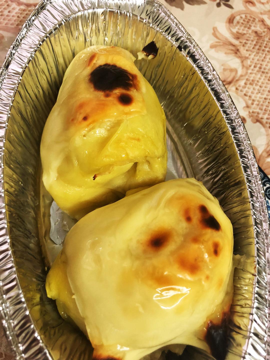 芝士烤榴莲的做法