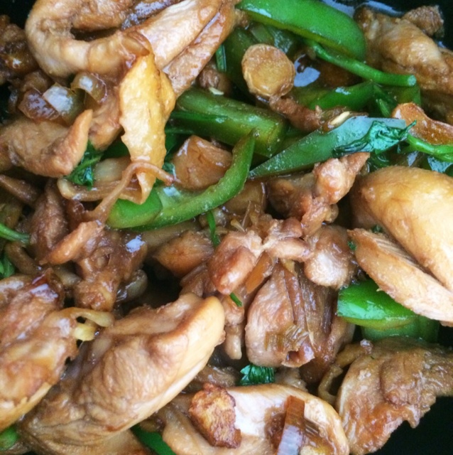 青椒炒鸡腿肉（大厨级别）