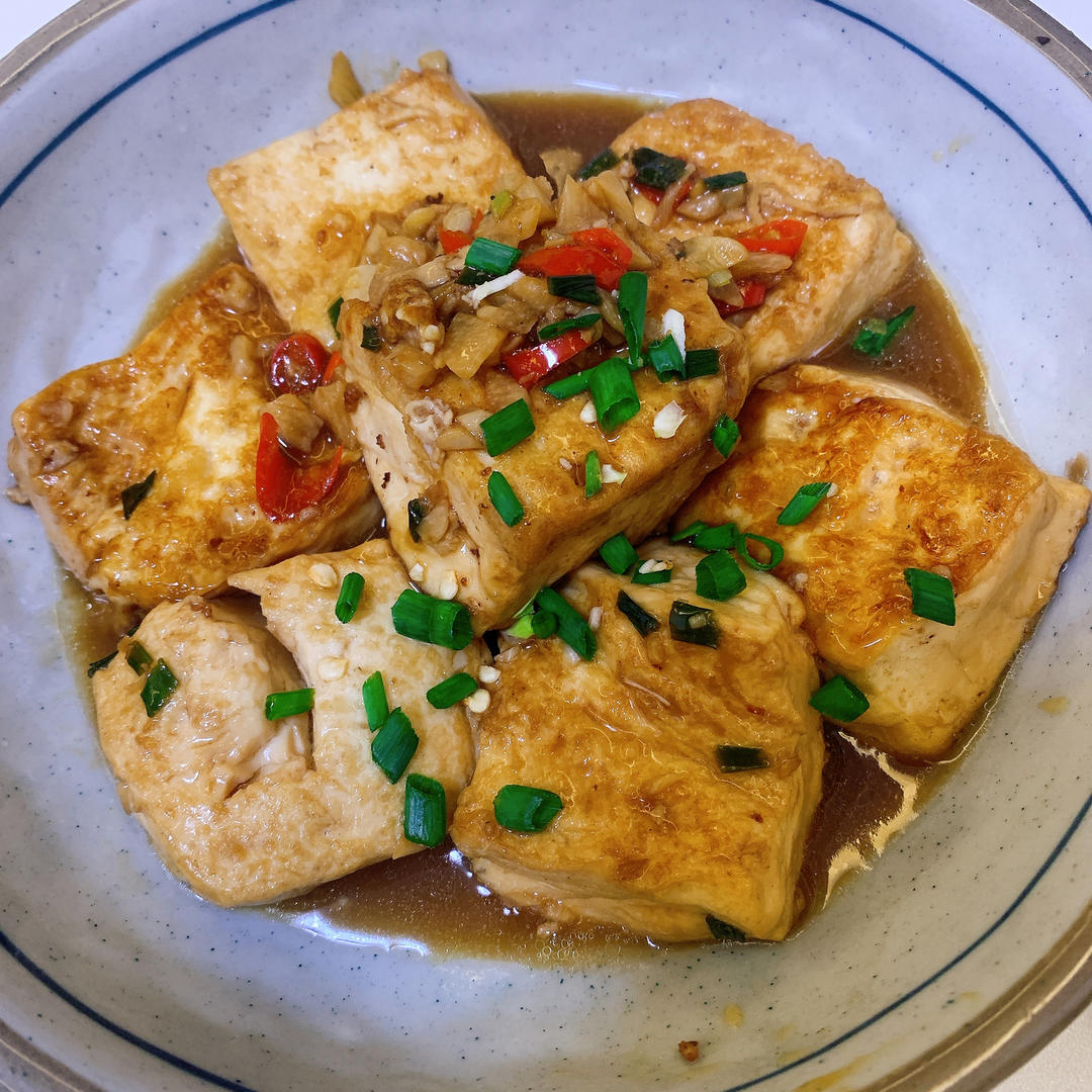 香煎嫩豆腐