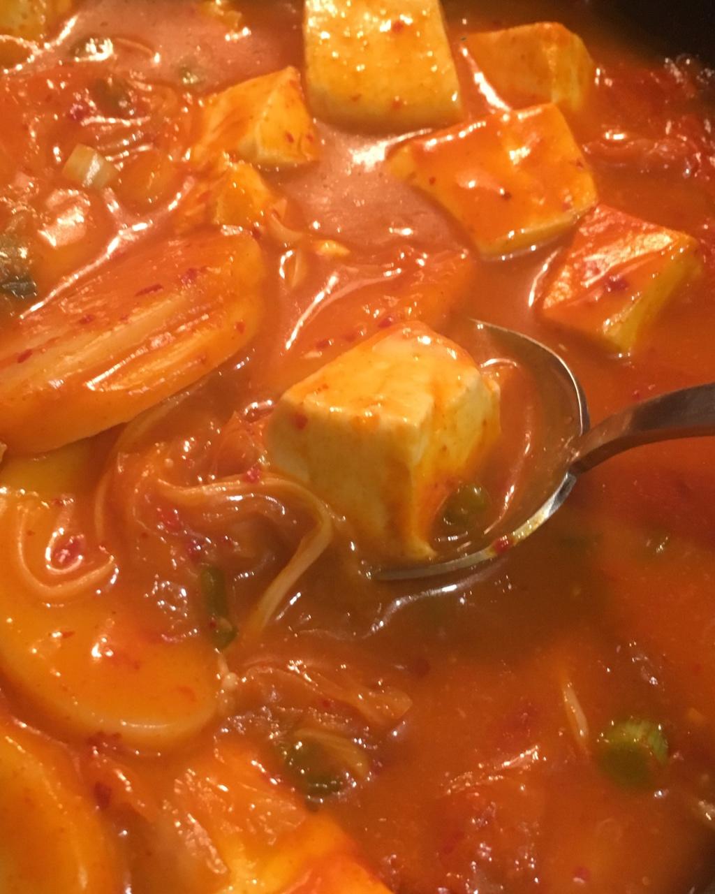 韩式泡菜豆腐煲