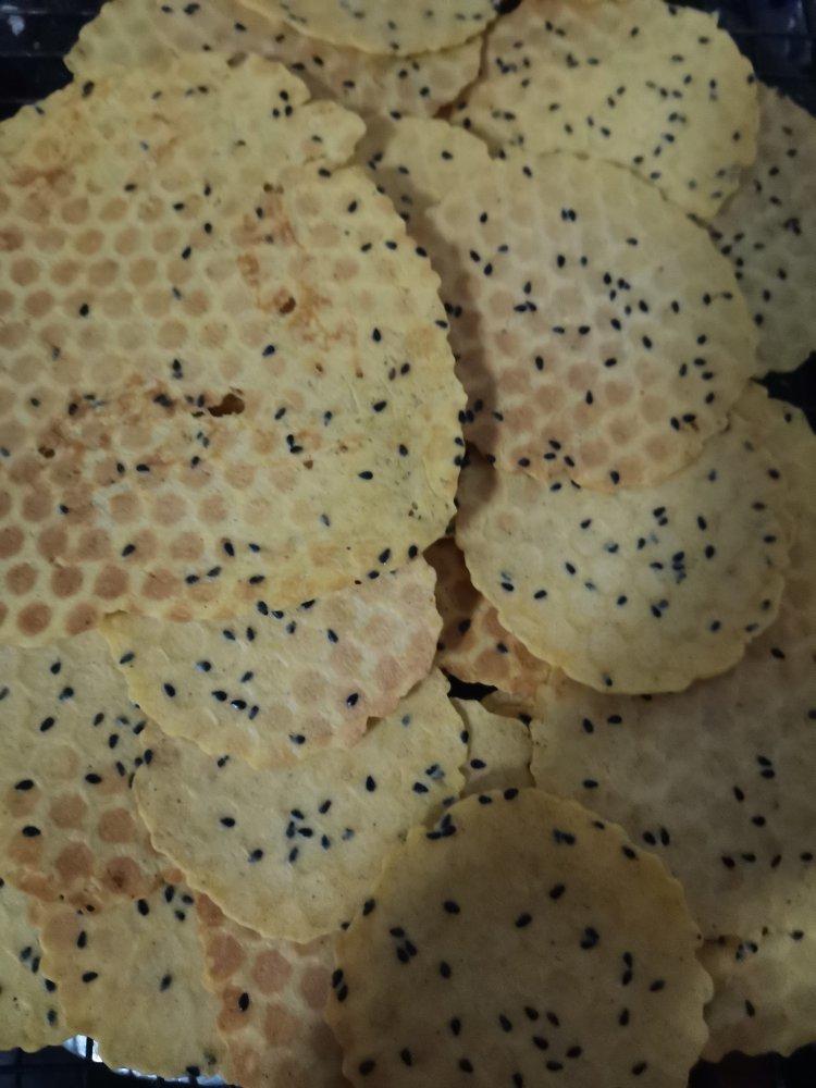 黑芝麻手工鸡蛋卷