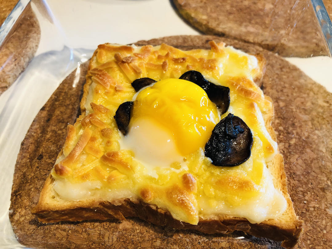 🍞🍳马苏里拉芝士蛋烤土司（完美周末早午餐2）