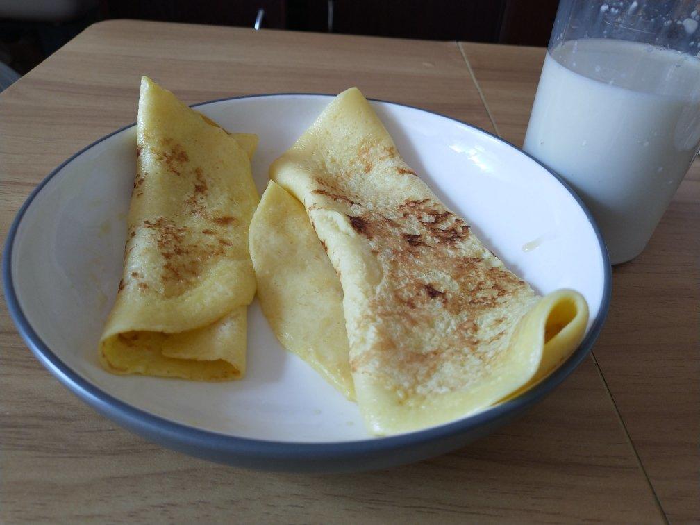 【牛奶鸡蛋早餐软饼】的做法