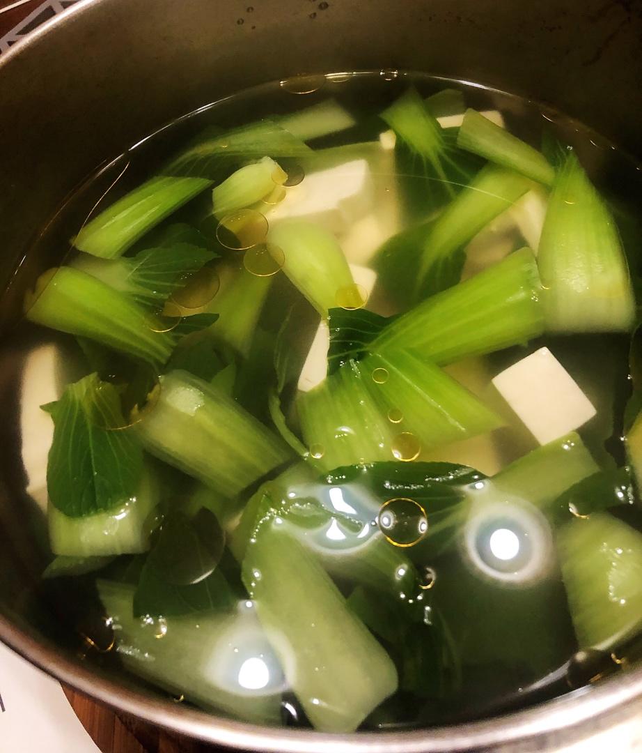 青菜豆腐汤