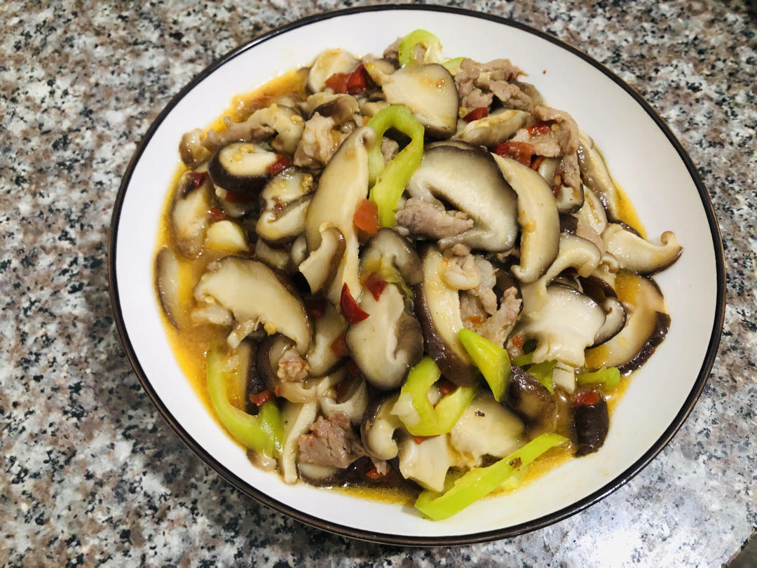 耗油香菇炒肉