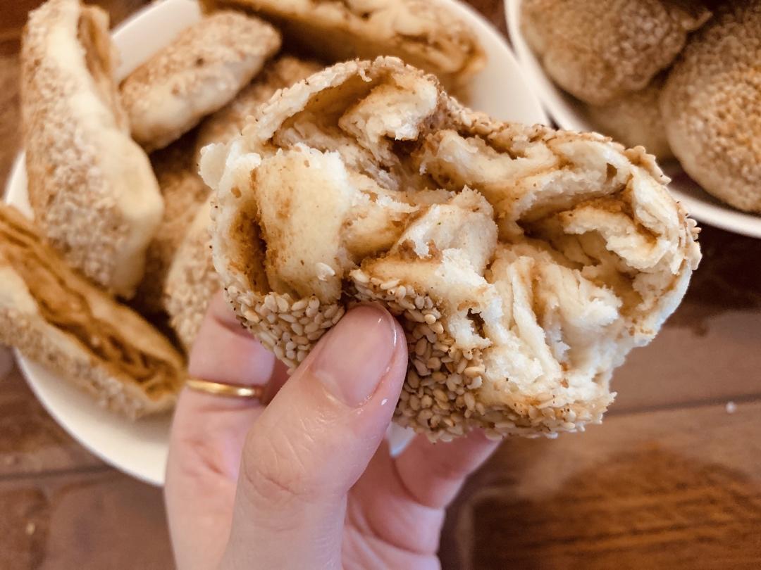 堂妈教你做麻酱烧饼