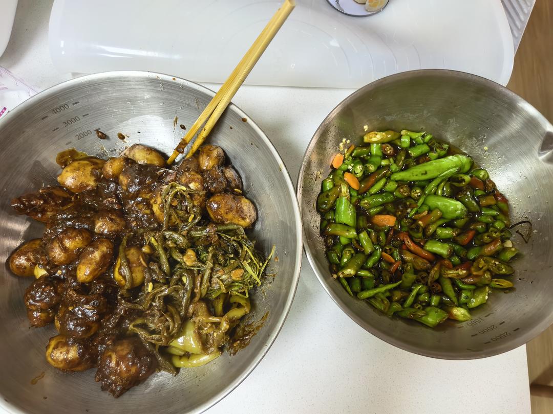 超下饭的～酱油腌辣椒（尖椒）咸菜