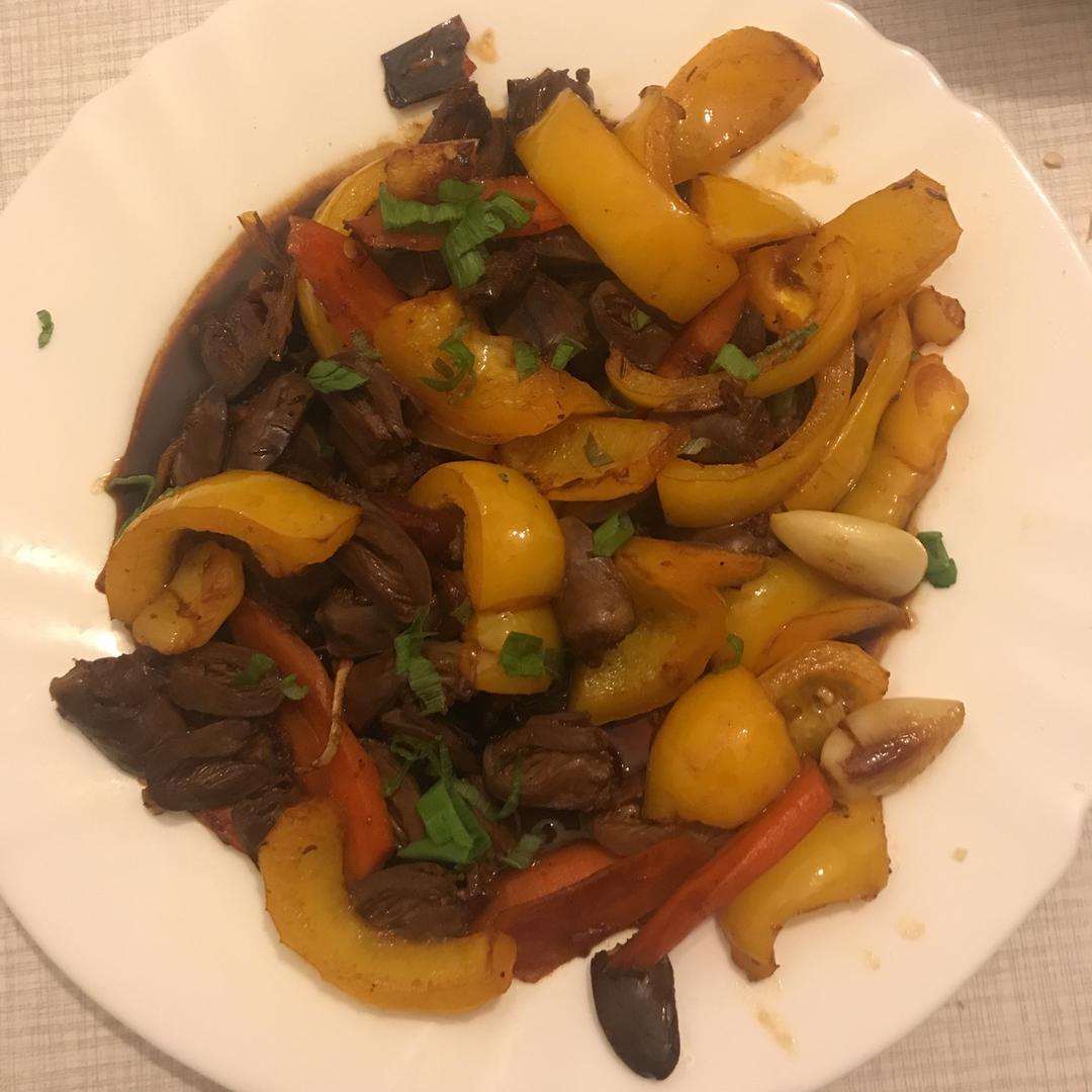 辣炒鸡心