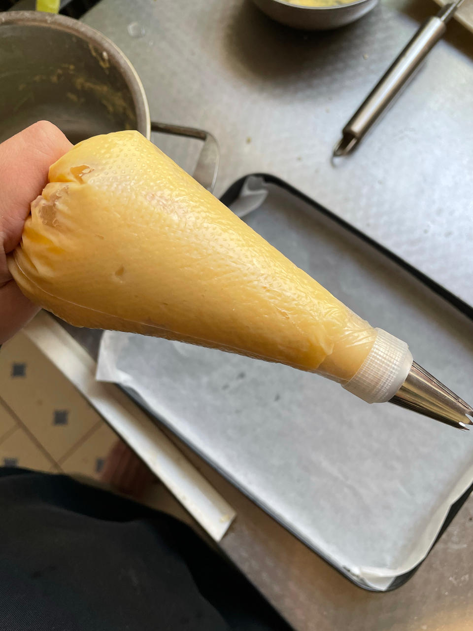 简单易成功的奶油小泡芙做法