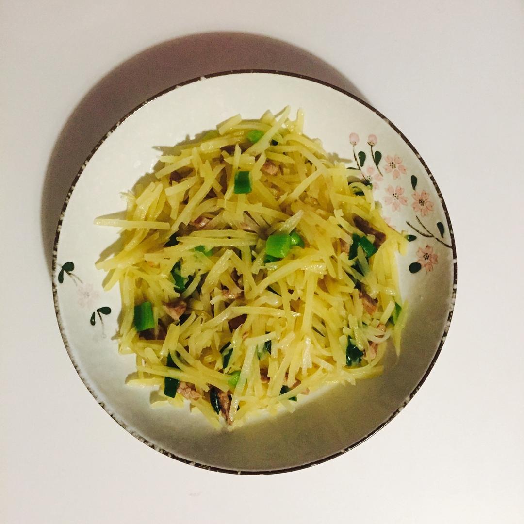 土豆丝炒肉