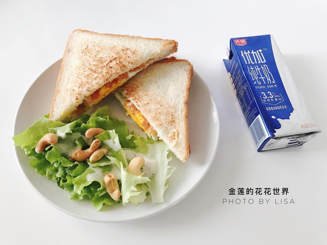 纯奶手撕吐司的做法 步骤1