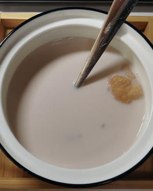 牛奶小红豆烤年糕汤的做法 步骤6