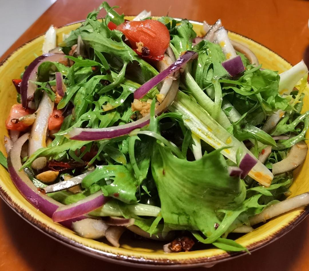 年夜饭必做的一道凉菜凉拌苦菊