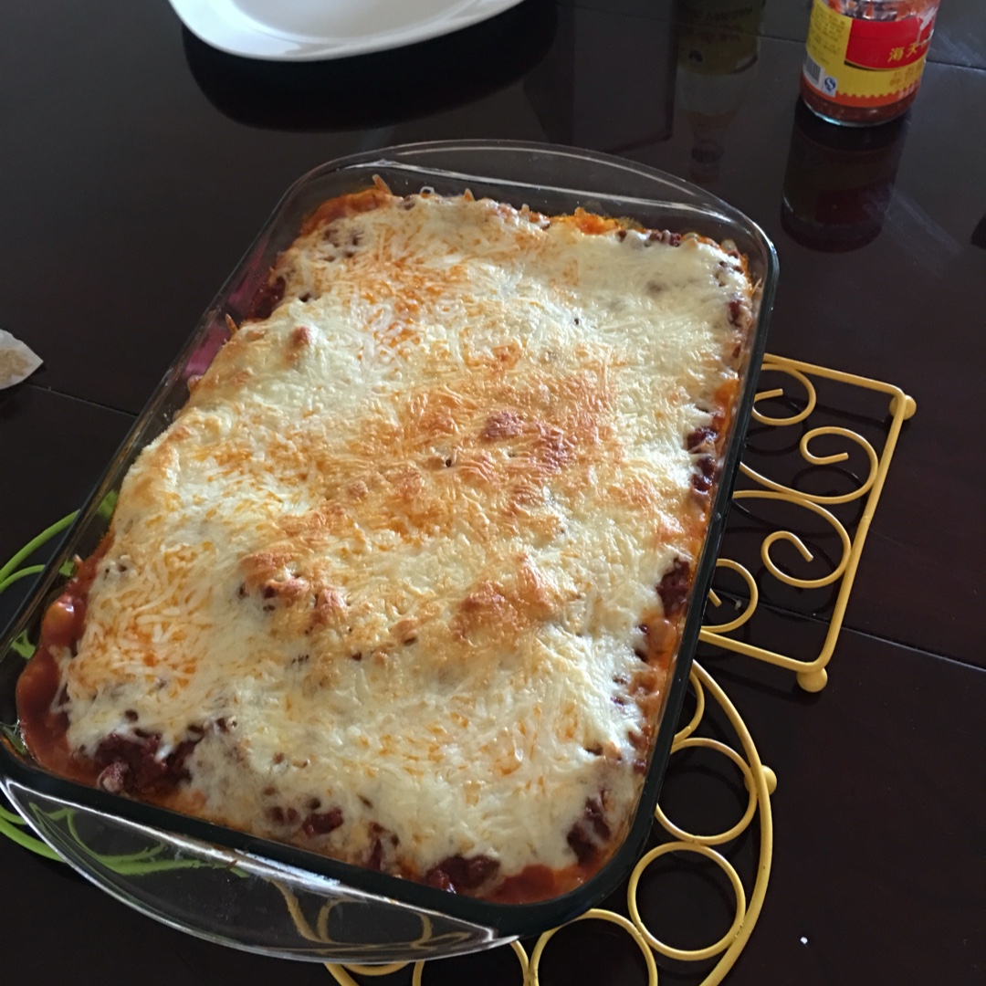 芝士肉酱焗意面