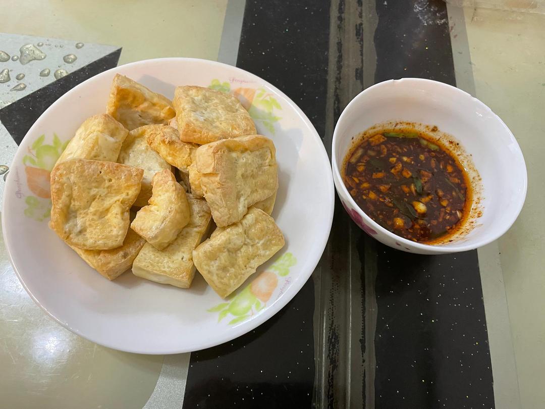 空气炸锅别闲置了❗️巨好吃～炸豆腐
