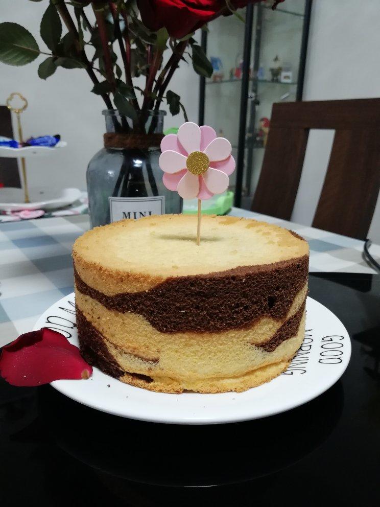 斑马纹戚风蛋糕