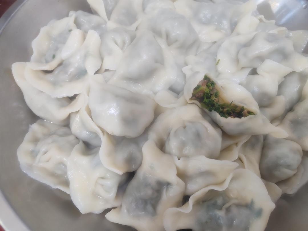 时令美食 苜蓿羊肉饺子的做法