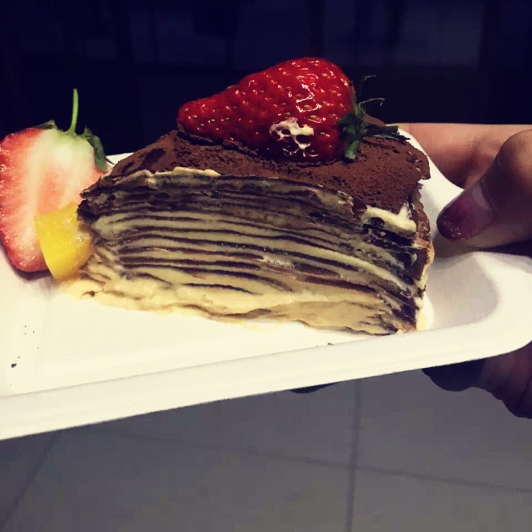 巧克力千层可丽饼
