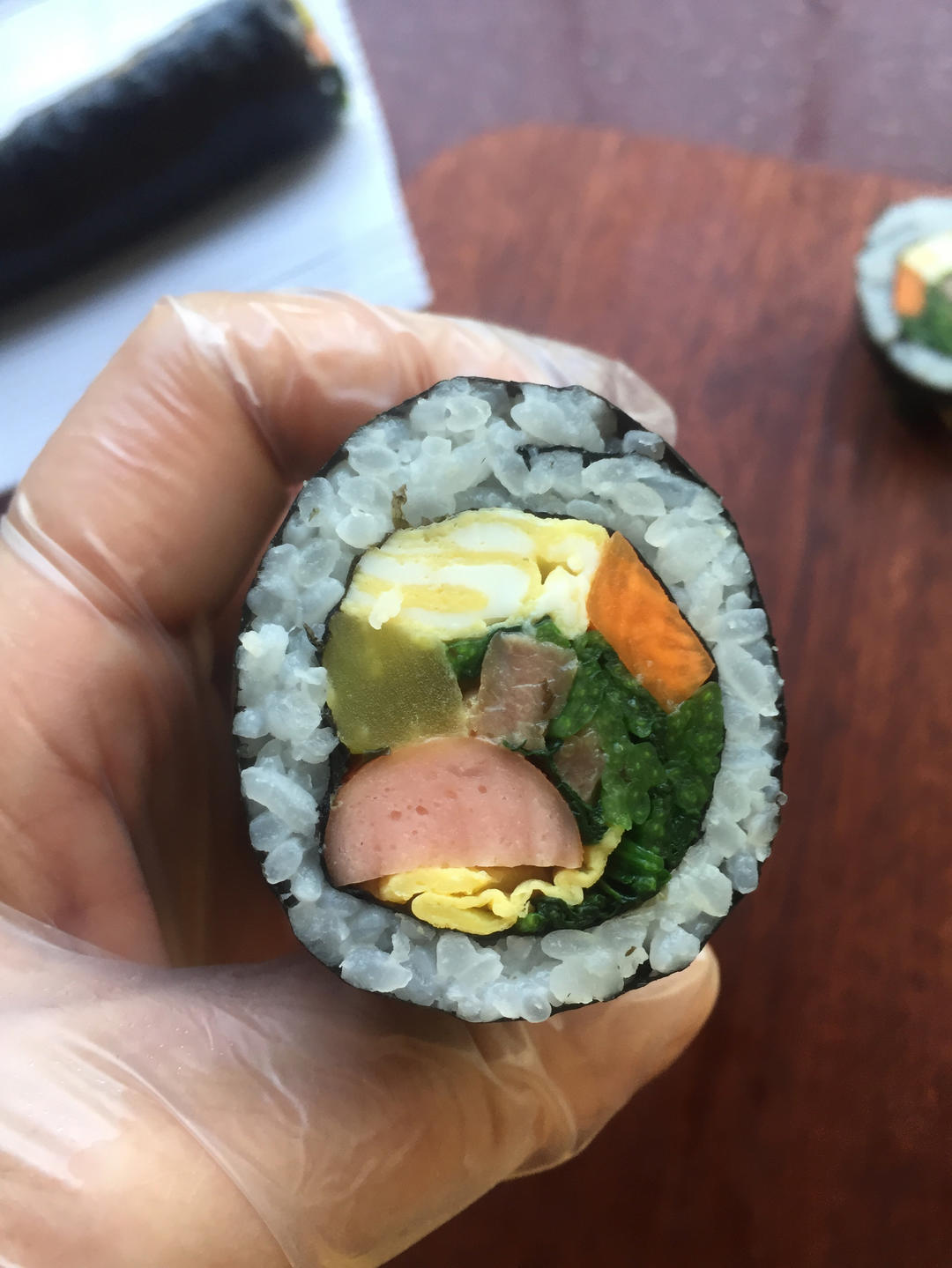 高颜值的紫菜包饭