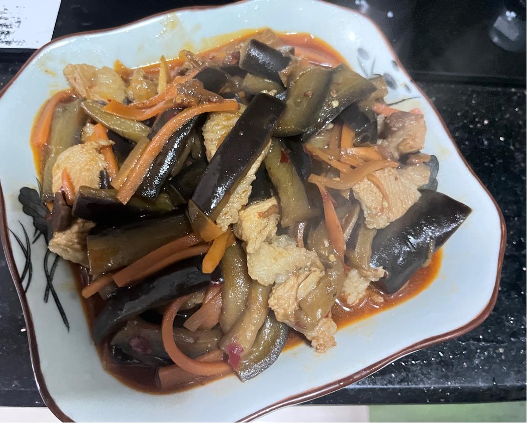 鱼香茄条简易版