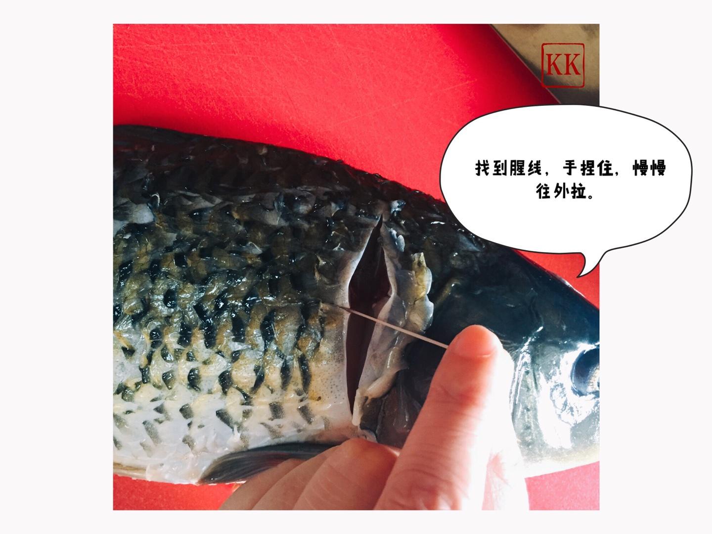 陕派传统名菜：红烧大鲤的做法 步骤4