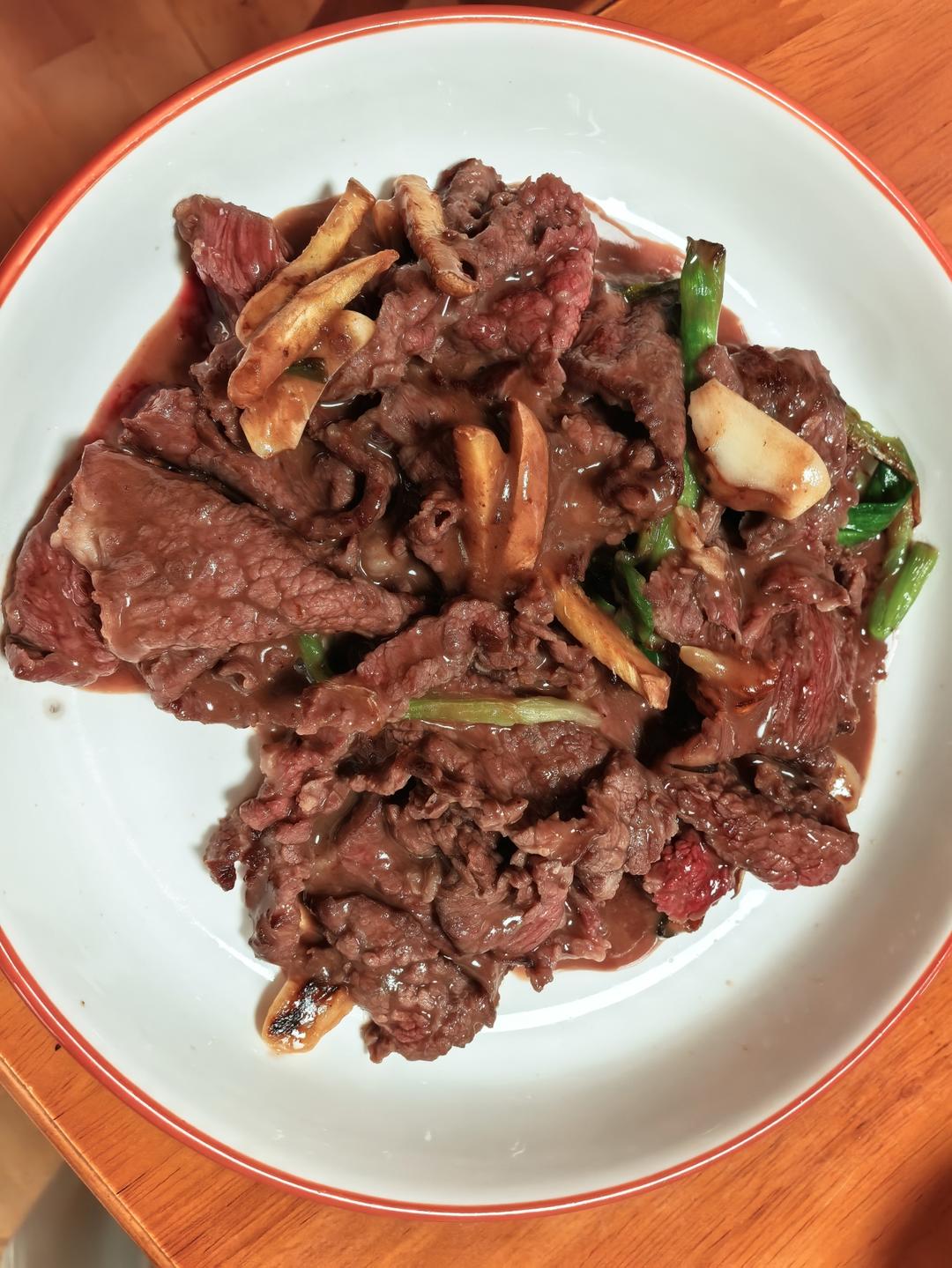 姜葱炒牛肉